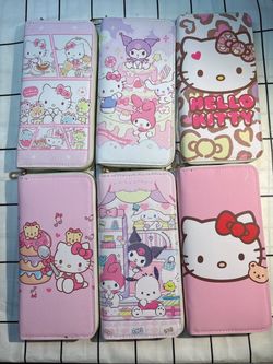 Each Big hello kitty wallet costs $10