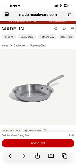 Made In Stainless Steel Skillet