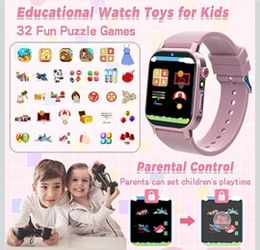 Kids Smart Watches Girls Gift Ages 3-12 with 32 Puzzle Games, Camera, Music
1.69" HD Touchscreen Kids Watch, Video, Audiobook, Pedometer, Educational 