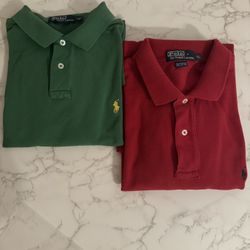 Ralph Lauren Polo Shirts Set Of 2 Size XL 