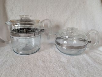 Vintage Pyrex Coffee Percolator and Teapot