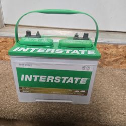 (2) Interstate Marine RV Deep Cycle Battery SRM-24