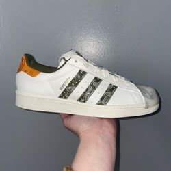 Women’s Adidas Originals Superstars Rare Green White 