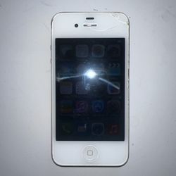 Apple iPhone 4/A1349 White CDMA Sprint Phone (Read Description) Used Parts Only!  