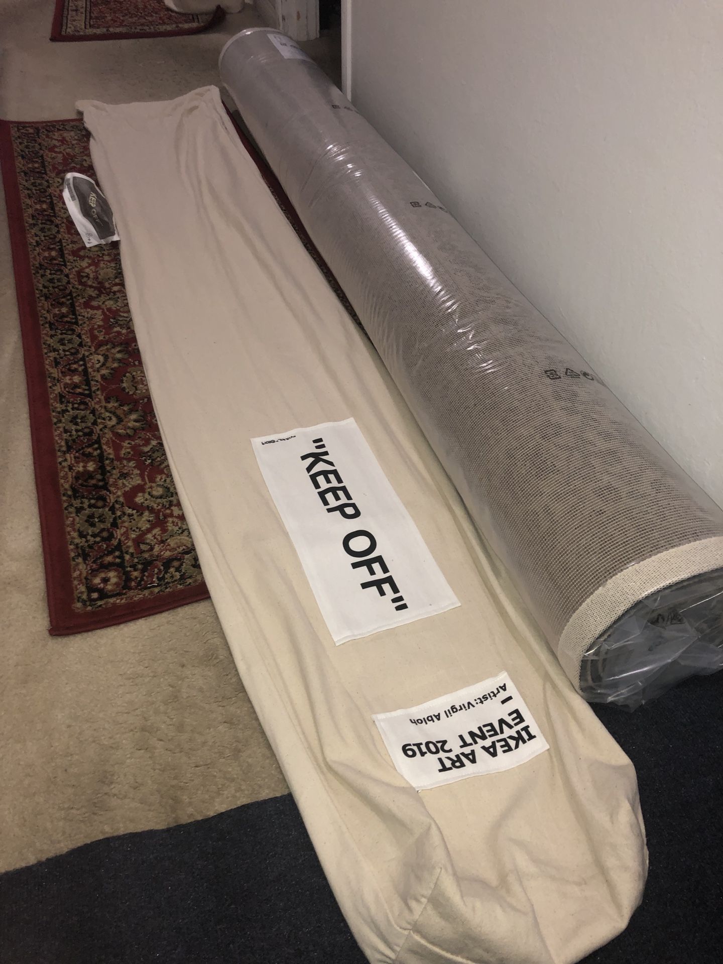 ikea Virgil Abloh “keep off” rug for Sale in Los Angeles, CA - OfferUp