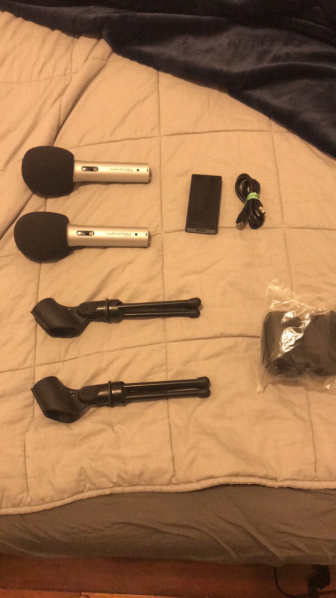 2 Audio-Technical Microphones
