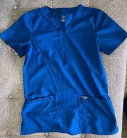 Cherokee scrub set royal blue small
