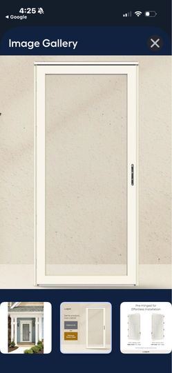 Platinum Full View Glass Storm Door
