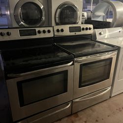 Glass Top Electric Stove Used 