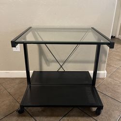 Side Table With Wheels 