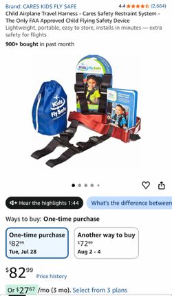 Child Airplane Travel Harness - The Only FAA Approved Child Flying Safety Device