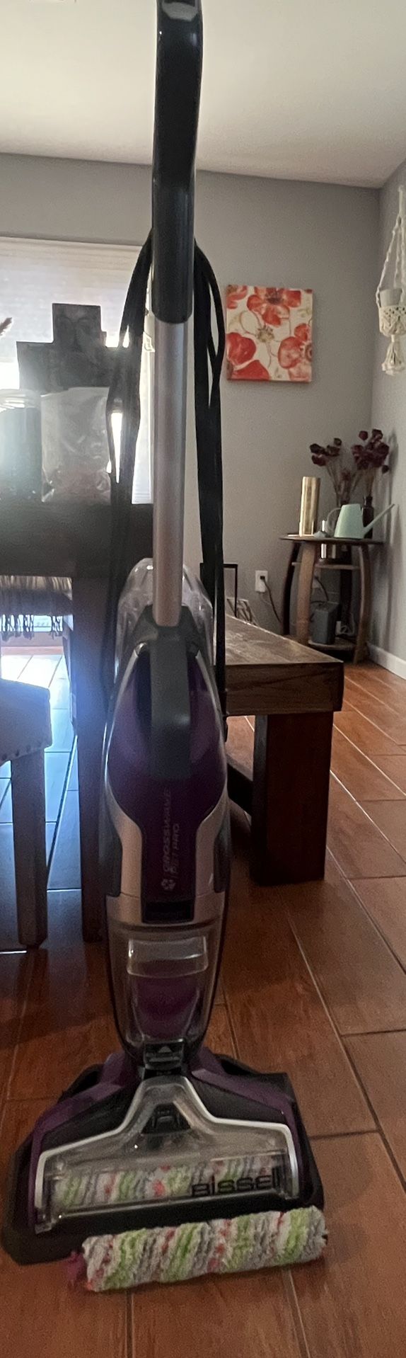 BISSELL Crosswave Pet Pro All in One Wet Dry Vacuum Cleaner and Mop for Hard Floors and Area Rugs, Purple, 2306A