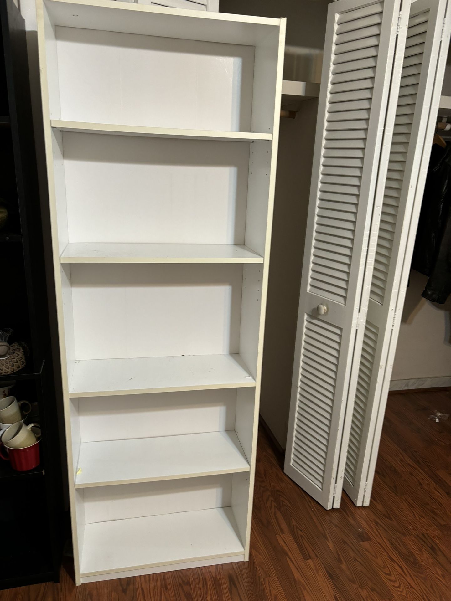 Tall White Shelving Unit