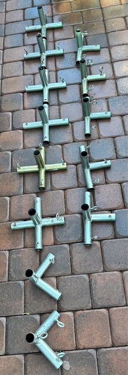Metal Pipe Fishing Rod Holder Rack Set