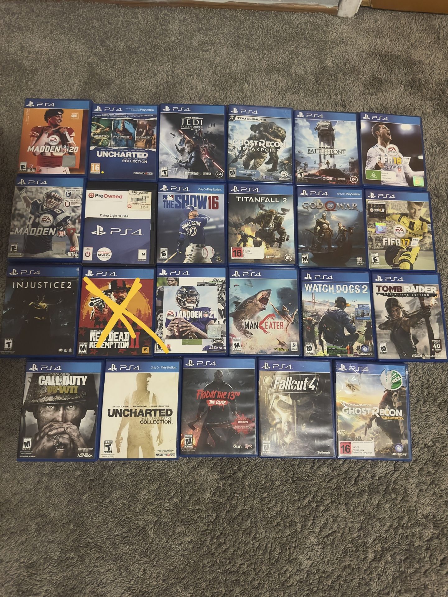 PS4 Games ($15 Each Game)