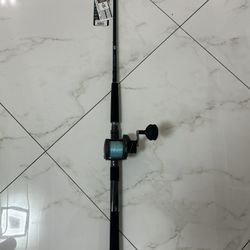 Finnor Conventional Reel On A Saltist Rod 