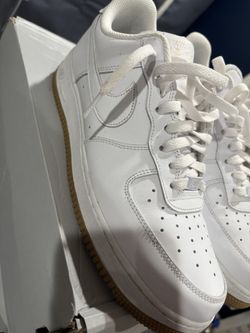 Mens Air Force One With Wheat Bottom Size 10