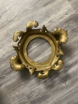 Vintage JUWC 1897 plant/dish holder gold