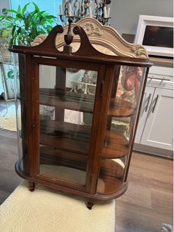 Small Vintage Curio Cabinet