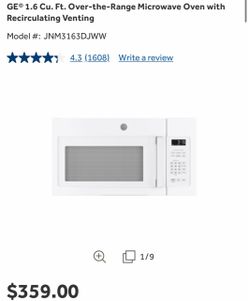 OTR Microwave GE( White)