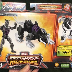 BLACK PANTHER/SABRE CLAW MECHSTRIKE FIGURES NEW