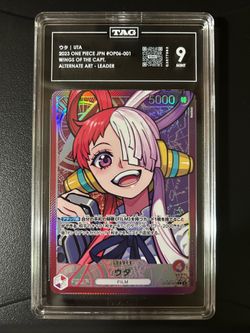 Bandai One Piece Uta OP06-001 Wings of the Captain Alt Art Foil JP TAG 9