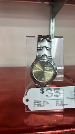 Kenneth Cole stainless steel wristwatch