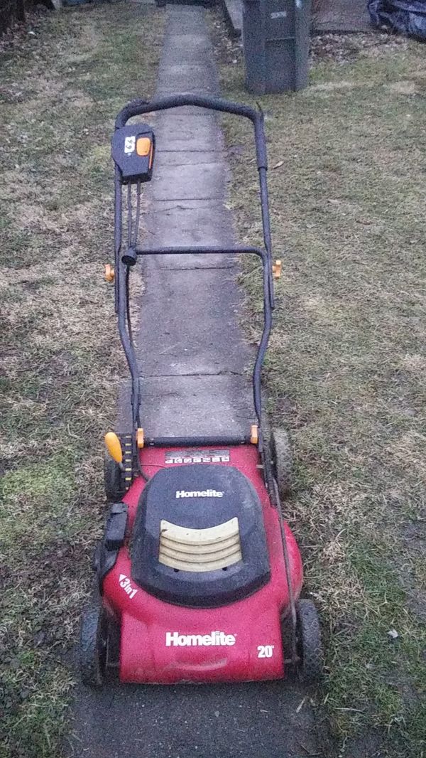 Homelite 20 inch 3 in 1 electric lawn mower for Sale in Indianapolis