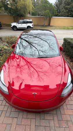 Tesla Model 3 2022 RED COAT !