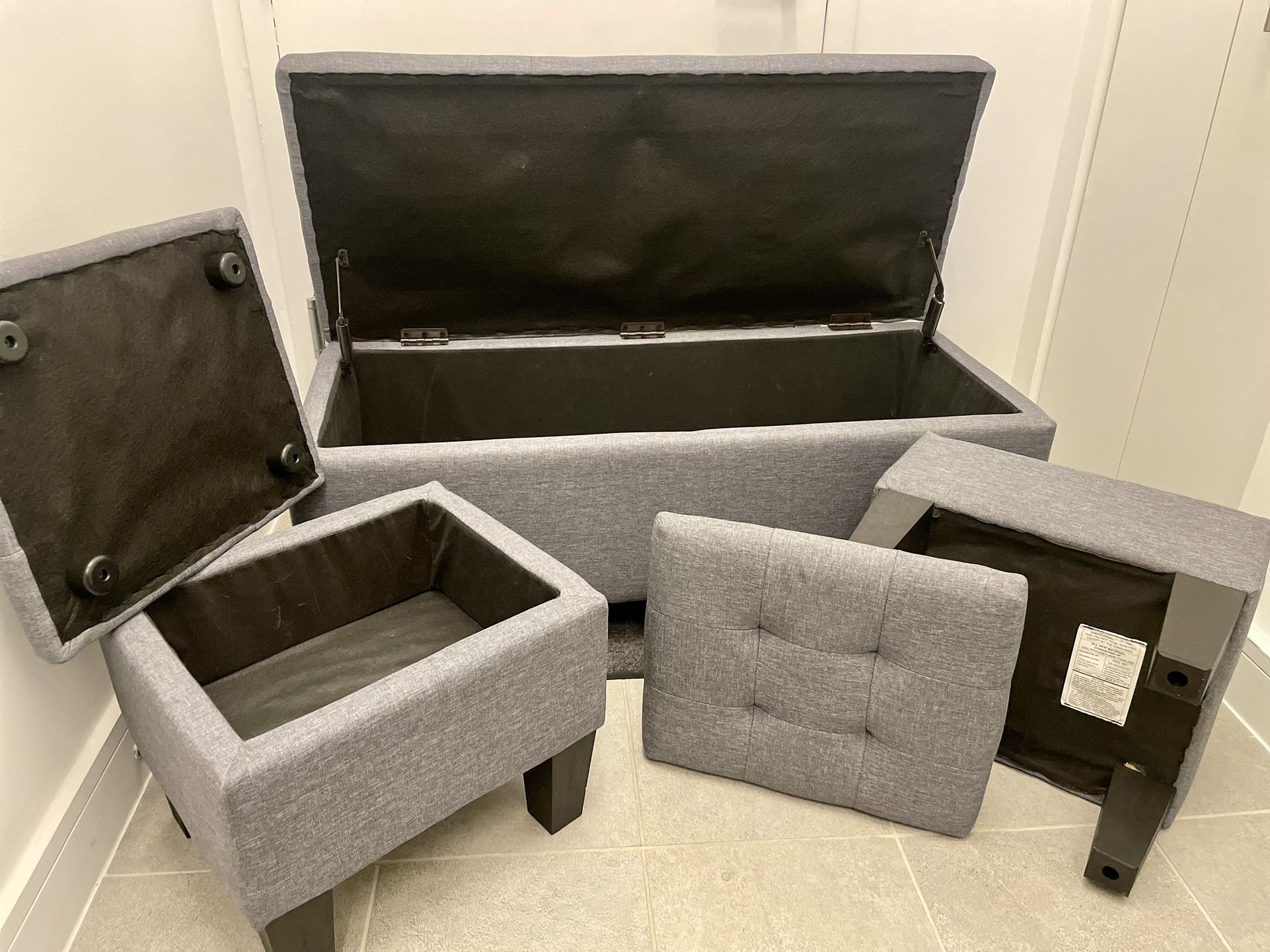 Three Piece Ottoman