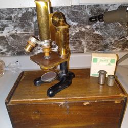 Vintage Microscope 