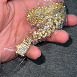 Gold cz 18 inch Chain