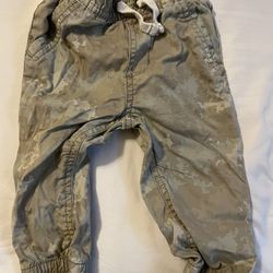 12 Mts Camouflage Pants Very Cute 