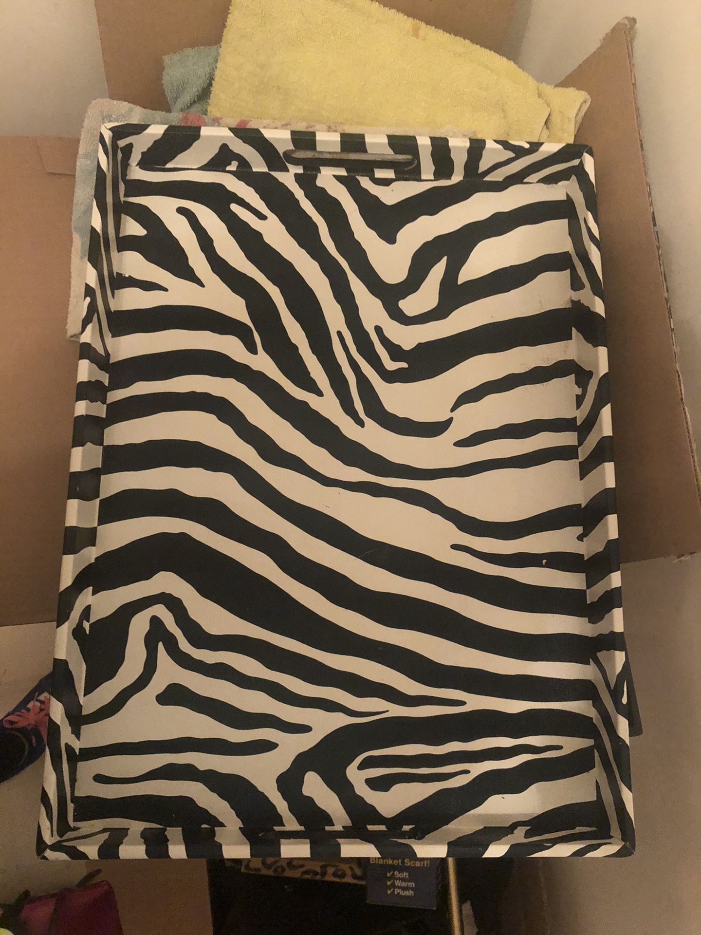 Large Zebra Tray