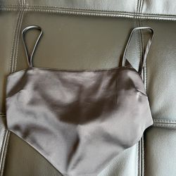 h&m tie back tank  