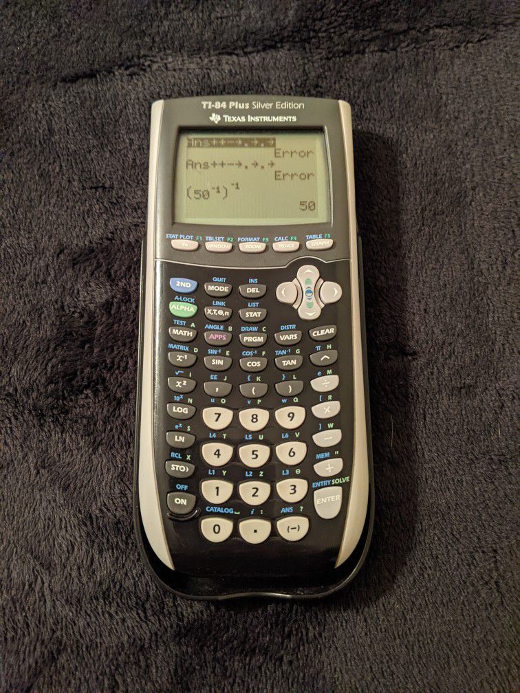 Ti-84 Plus Silver Edition Calculator