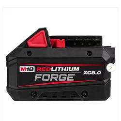 Milwaukee M18 18V Lithium-Ion REDLITHIUM FORGE XC 8.0 Ah Battery Pack