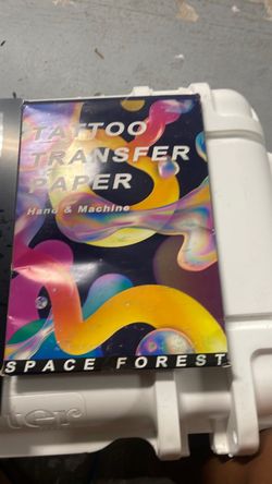 Space Forest Tattoo Transfer Paper