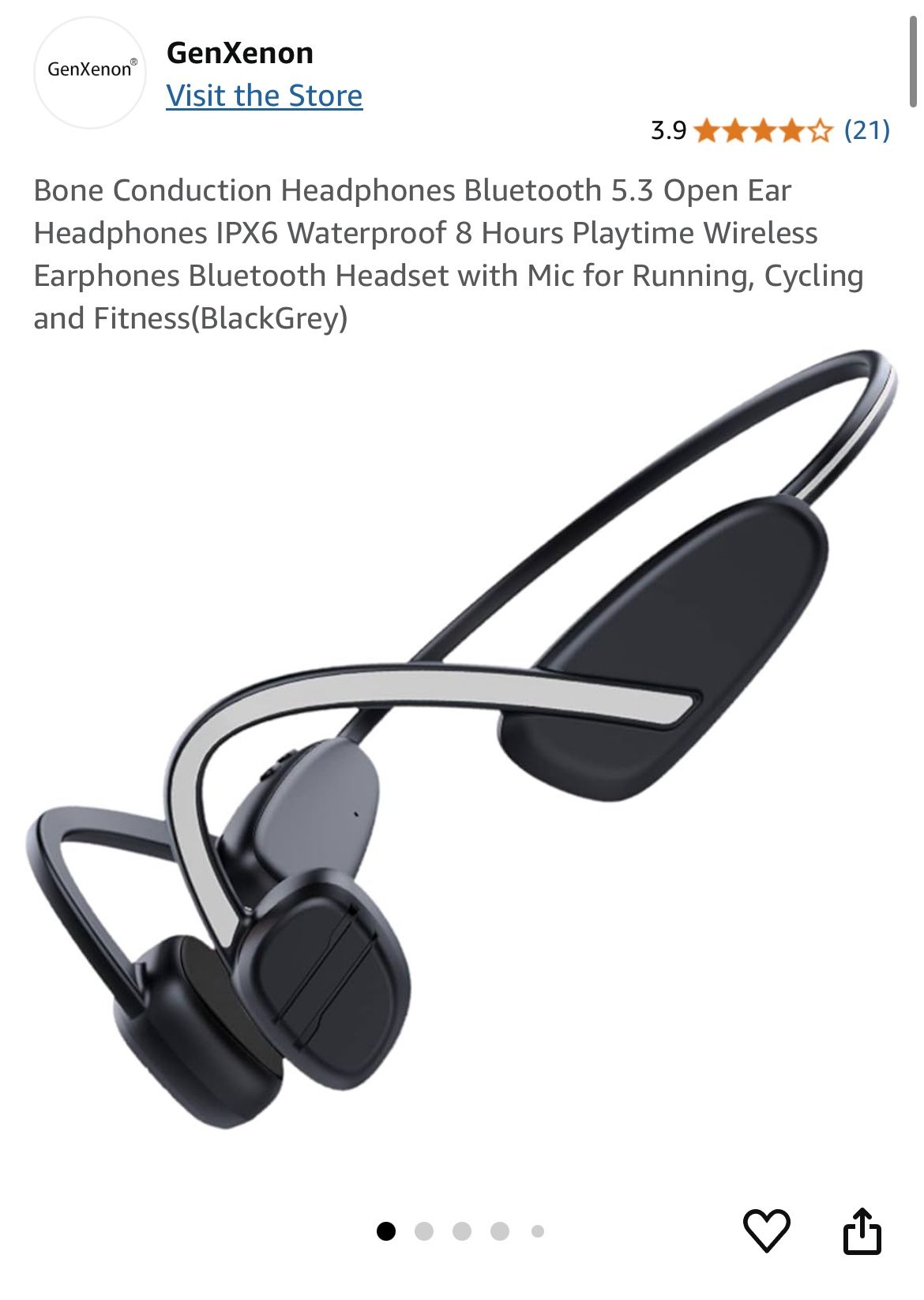 Bone Conduction Headphones Bluetooth