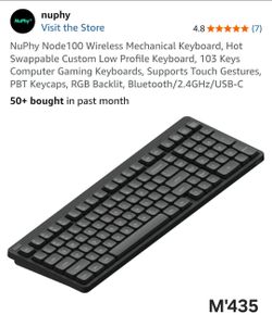Node 100 Wireless Mechanical Keyboard.(M'435)