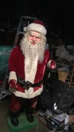 Mechanical Santa Claus , 5foot tall