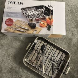 Oneida Stainless Steel Roaster