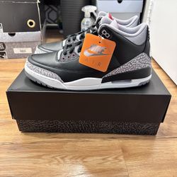 Jordan Black Cement 3s Size 13.  Dead Stock With Receipt. Meet Up Only.