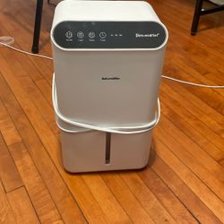 Dehumidifiers for Home, Up to 800 Sq.ft, 86oz Water Tank, Dehumidifiers for Bedroom with Essential Oil Diffuser, 7 Color LED Light, 24H Timer, Auto Sh