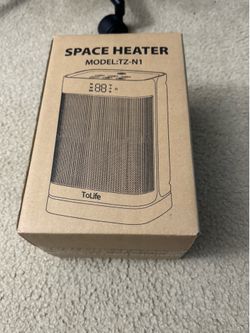 ToLife Oscillating Space Heater | Portable Ceramic Heater with Digital Display