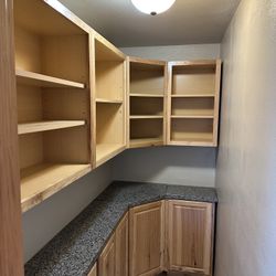 Pantry cabinets (no counter slab) - LIKE NEW