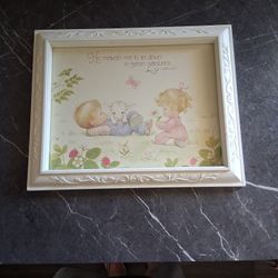 Vintage 1970 Precious Moments Wall Decor 