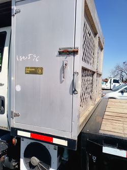 Aluminum Tool Box For Stake Bed , Flatbed Truck