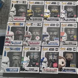 Star Wars Funko Pop Lot
