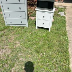 Furniture for sale, Table set, dresser/nightstand/microwave/corded circular saw